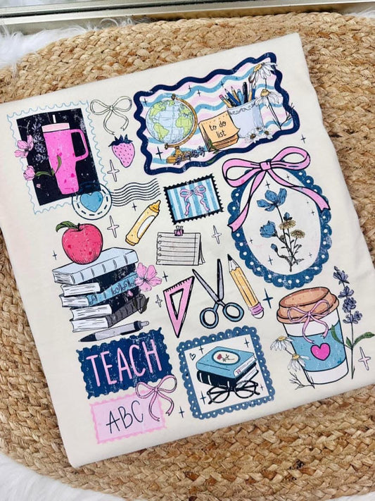 Teacher Collage Tee