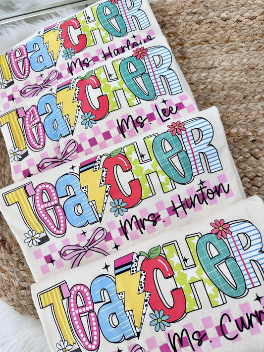 Custom Teacher Tee